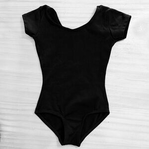 Capezio Black Kids Bodysuit
